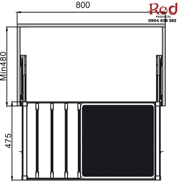 Giá treo quần âu đa năng Hafele 807.95 1