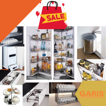 Combo 9 phụ kiện bếp tiêu chuẩn Garis GR-STD9