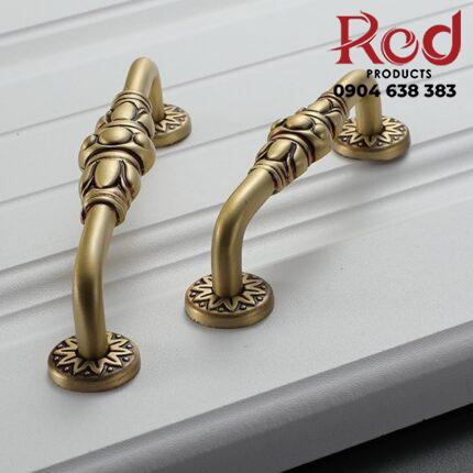 Tay nắm tủ cổ điển bằng đồng thau cao cấp OK1001