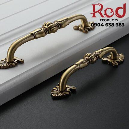 Tay nắm tủ đồng cổ điển cao cấp hai màu OK1002