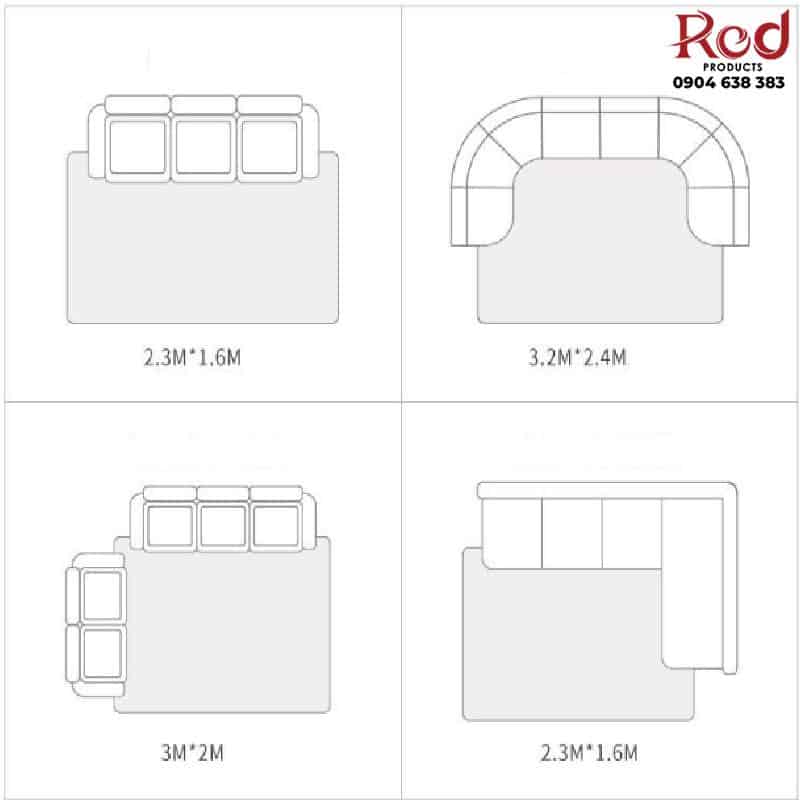 Thảm trải sàn hiện đại phong cách Bắc Âu NBT.J015 16