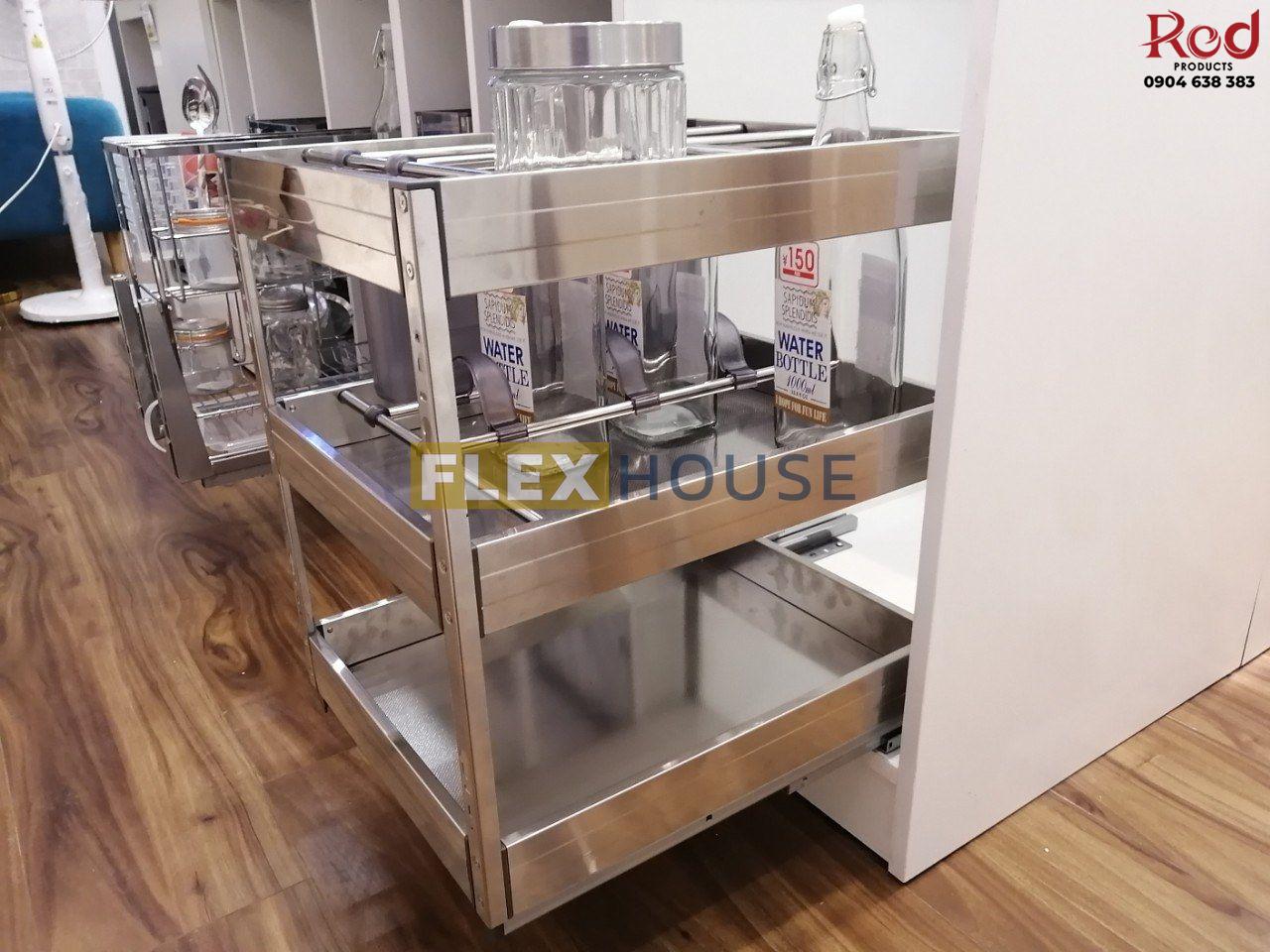 Giá chai lọ dao thớt inox hộp cánh kéo BC.01.400 1