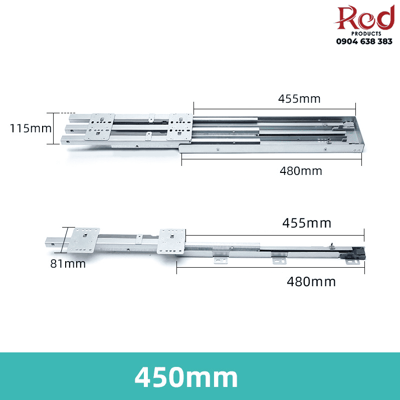 Ray trượt chịu lực cho tủ gỗ cao đa năng MX4-500 4