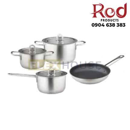 Bộ nồi & chảo bếp từ, 2 nồi, 1 nồi tay cầm và 1 chảo Hafele 531.08.040