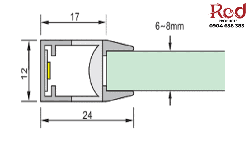 Đèn LED kẹp kính Imundex 7604003/004/005 2