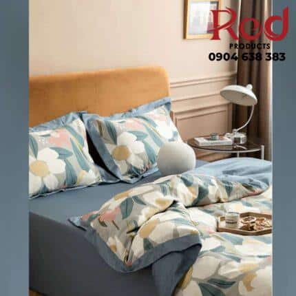 Bộ chăn ga gối họa tiết hiện đại sang trọng MM4486A