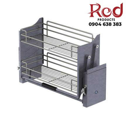 Giá gia vị nâng hạ 2 tầng có tay cầm RED MG016P