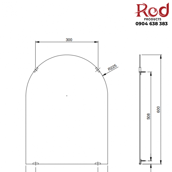 Guong-nha-tam-hinh-mai-vom-nho-TOTO-YM6075FA_2-600x600-1