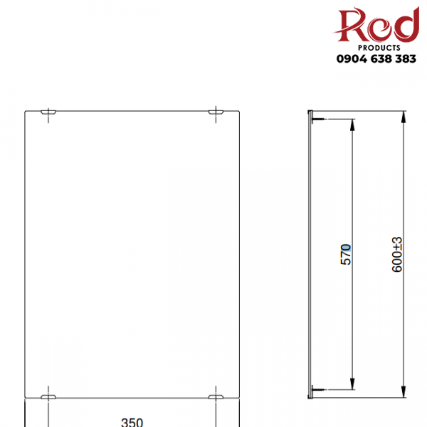 Guong-soi-hinh-chu-nhat-hien-dai-loai-nho-TOTO-YM4560A-600x600-1