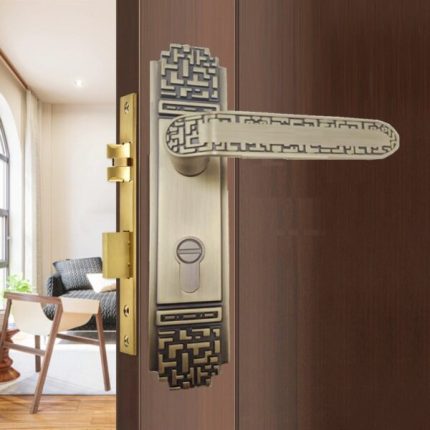 Khóa cửa phòng cổ điển cao cấp bằng đồng FGS2262