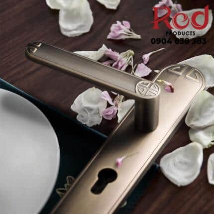 Khóa cửa phòng tay gạt hợp kim kẽm kiểu dáng cổ điển YG7222