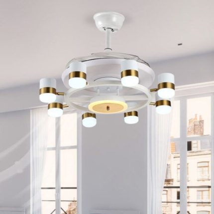 Quạt trần đèn trang trí phong cách Retro FDL1002A