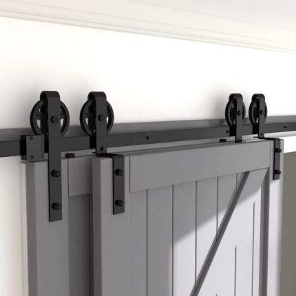 Ray trượt barn door bypass cánh so le bánh lớn RT4456