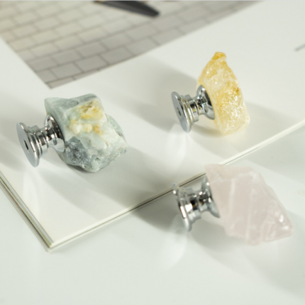 Núm tay nắm tủ đồng thau pha lê nhập khẩu Ý CRY0276