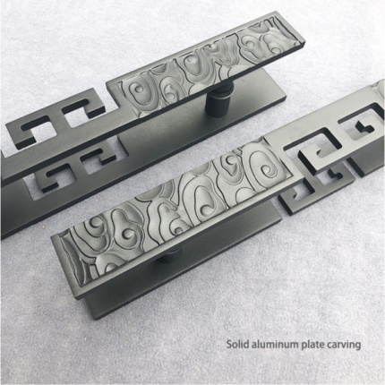 Tay nắm cửa hợp kim nhôm hoa văn cổ điển Châu Âu XL9041