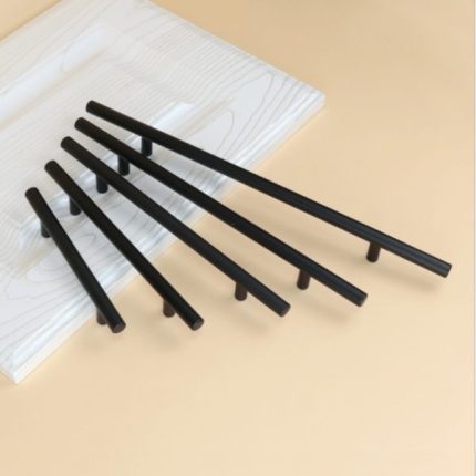 Tay nắm đũa inox phi 14mm màu Đen nhiều kích thước DJ031B