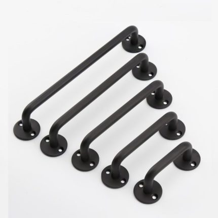 Tay nắm tủ cửa inox 304 màu đen nhiều kích thước Vol304.10B