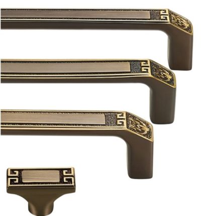 Tay nắm tủ cổ điển bằng đồng cà phê MJ081400CF