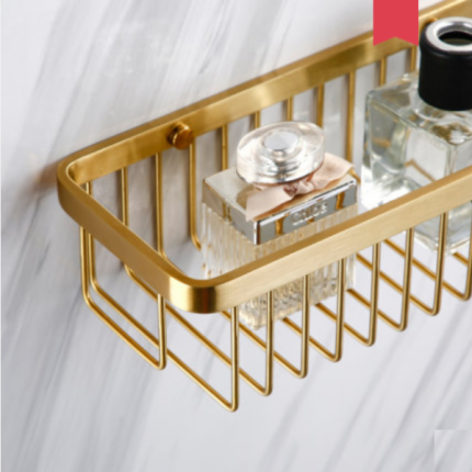 Kệ nhà tắm bằng Đồng 1 tầng cao cấp Duradras DL1019J