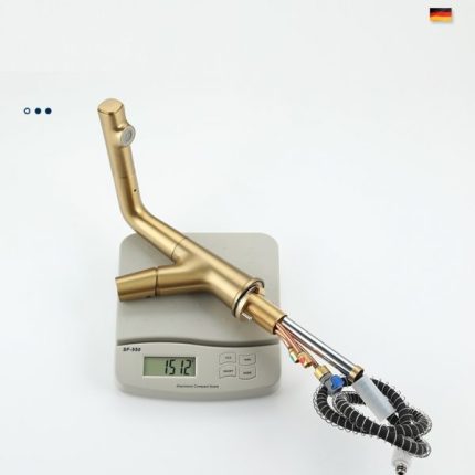 Vòi lavabo bếp nhà tắm bằng đồng German Dura DL8818A