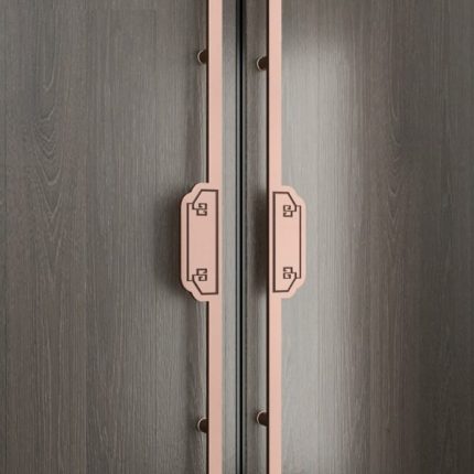 Tay nắm cửa kính nhà hàng khách sạn cổ điển F12