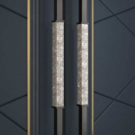 Tay nắm cửa lệch tâm khảm trai cao cấp A-289