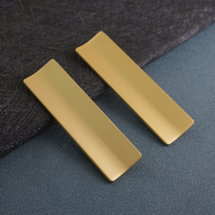 Tay nắm tủ bằng đồng dáng thanh lá dày XDH.A101