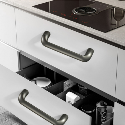 Tay nắm tủ hiện đại tối giản kiểu Bắc Âu lệch tâm WHX6571B