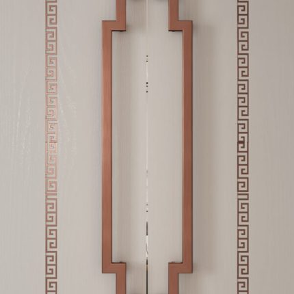 Tay nắm cửa bằng inox phong cách Á Đông A8002