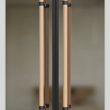 Tay nắm cửa gỗ chân inox cao cấp DOR2802