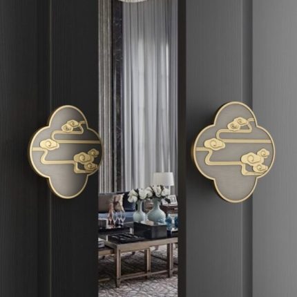 Tay nắm cửa cổ điển hợp kim nhôm FN3350