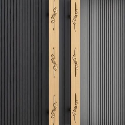 Tay nắm cửa phòng biệt thự hợp kim nhôm FN7191