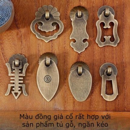 Tay nắm hộp gỗ, ngăn kéo phong cách Á Đông YM6441