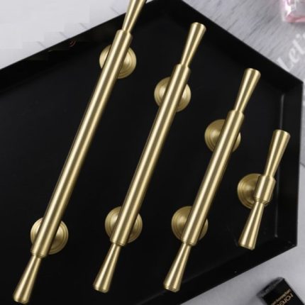 Tay nắm tủ bằng đồng thanh tròn chân đế lớn FH.HXTY4