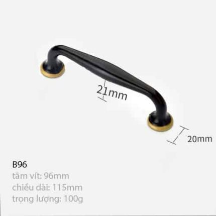 Tay nắm tủ bằng đồng mạ điện kiểu dáng hiện đại YM0364B