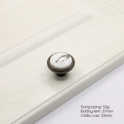 Tay nắm tủ hợp kim kẽm màu đồng cổ RAD446-A
