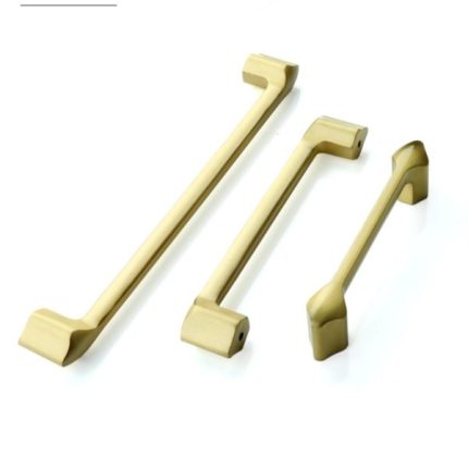 Tay nắm tủ hiện đại tối giản bằng đồng vàng FHOFC866Y