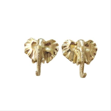 Tay nắm tủ đồng thau chú voi oai hùng SBD6085