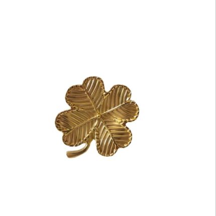 Tay nắm tủ đồng thau cỏ bốn lá mặt vân SBD9970