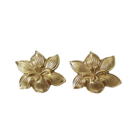Tay nắm tủ đồng thau đỗ quyên dịu dàng SBD5176