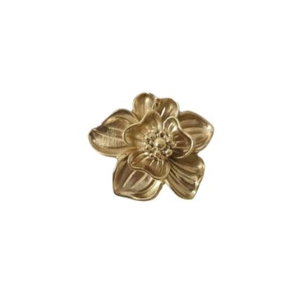 Tay nắm tủ đồng thau hoa nhất chi mai SBD8406