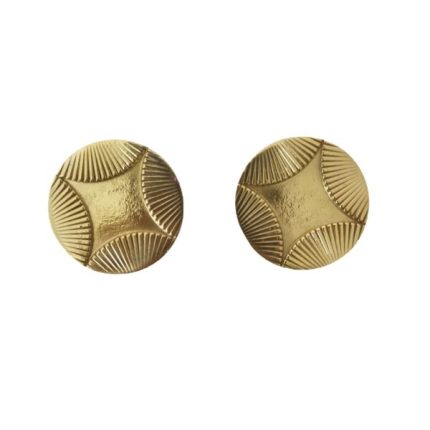 Tay nắm tủ đồng thau hoa văn cánh quạt SBD2396