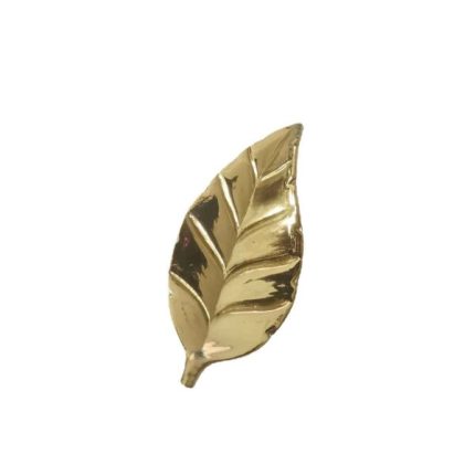Tay nắm tủ đồng thau lá cây đơn giản SBD9239