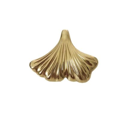 Tay nắm tủ đồng thau lá cây ngân hạnh SBD3909