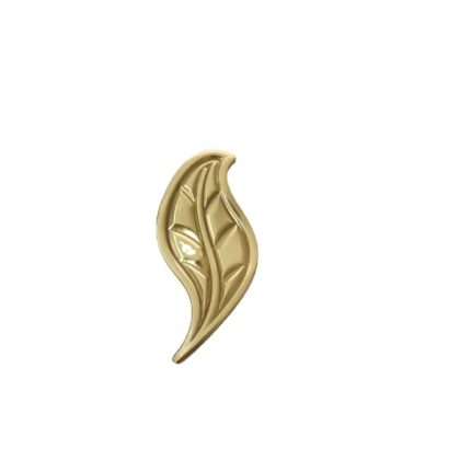 Tay nắm tủ đồng thau lá cây uốn lượn SBD3395