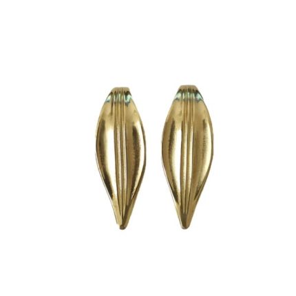 Tay nắm tủ đồng thau lá tràm bóng bẩy SBD5917