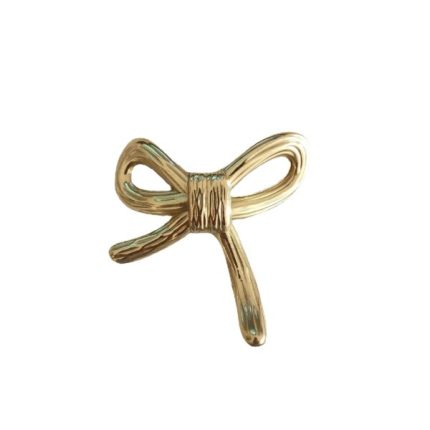 Tay nắm tủ đồng thau nơ bướm giản đơn SBD5508