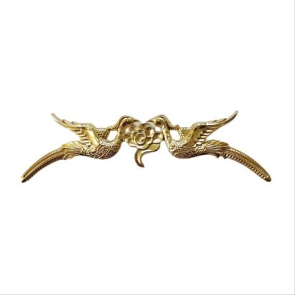 Tay nắm tủ đồng thau song phượng phi thăng SBD5401