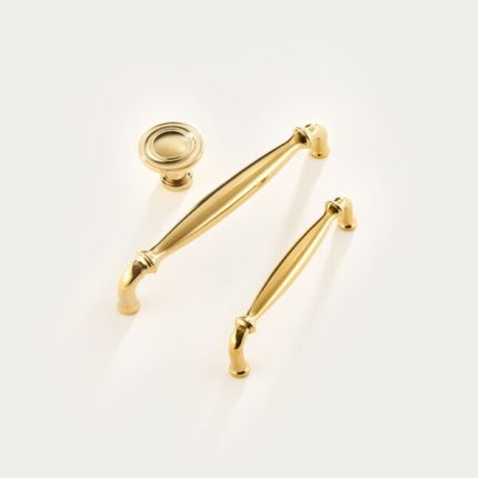 Tay nắm tủ đồng vàng cổ điển phong cách Italia DOR1012