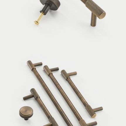 Tay nắm tủ quần áo kiểu Ý màu đồng cổ L3018